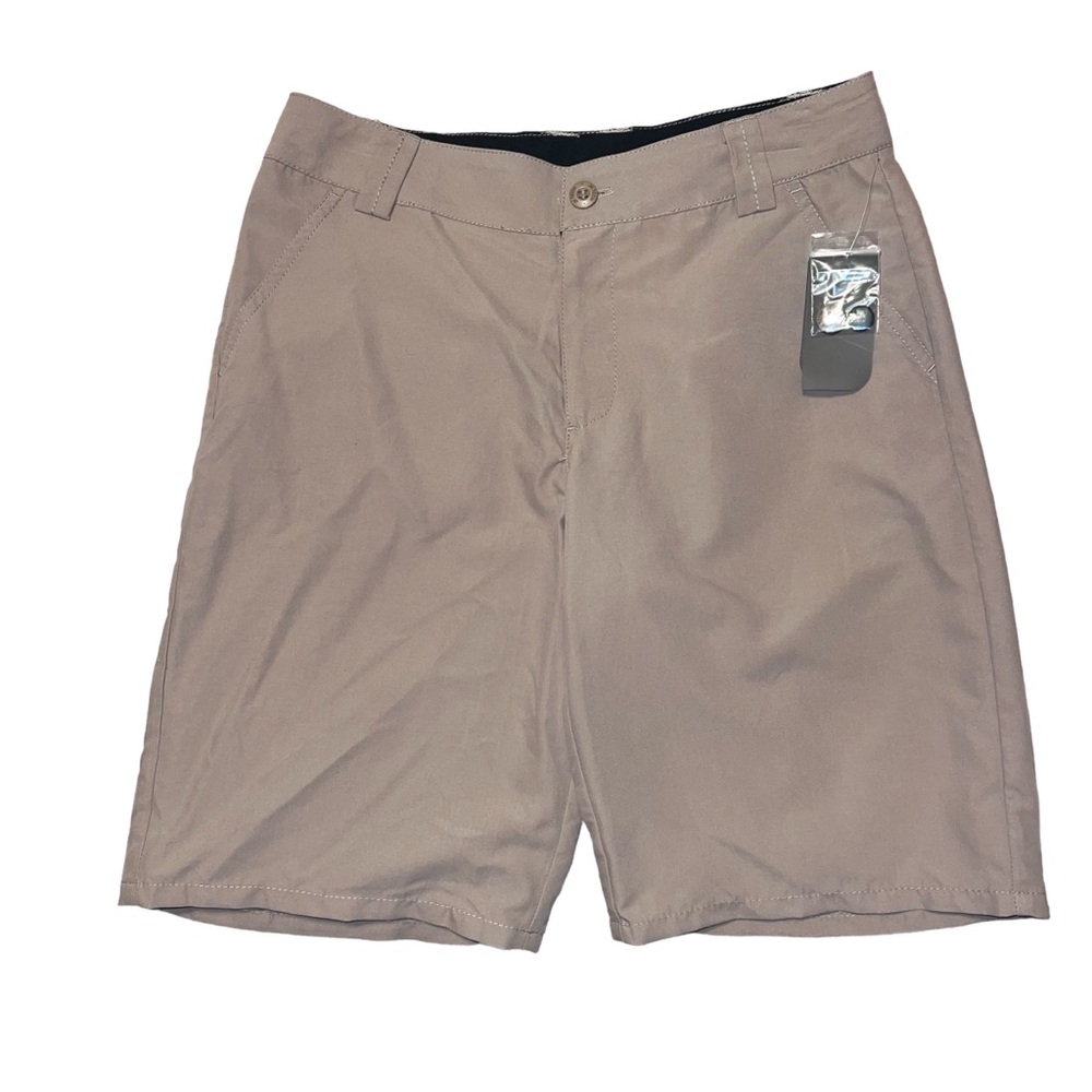 🌟NWT🌟 JK Tech Boys Rugged Tan Khaki Golf Shorts